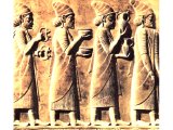 Phoenicians on Persepolis relief. 5th century BC.